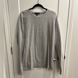 Banana Republic Heather Gray Knit Top Thermal